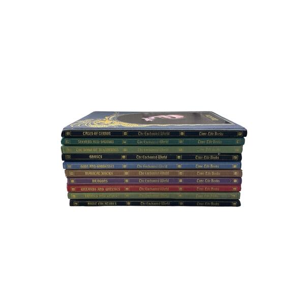 The Enchanted World Lot of 10 Volumes Time Life Books Dragons Dwarfs Fairies HC - Picture 3 of 6